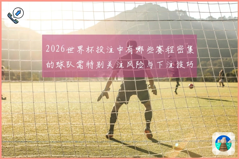 2026世界杯投注中有哪些赛程密集的球队需特别关注风险与下注技巧？