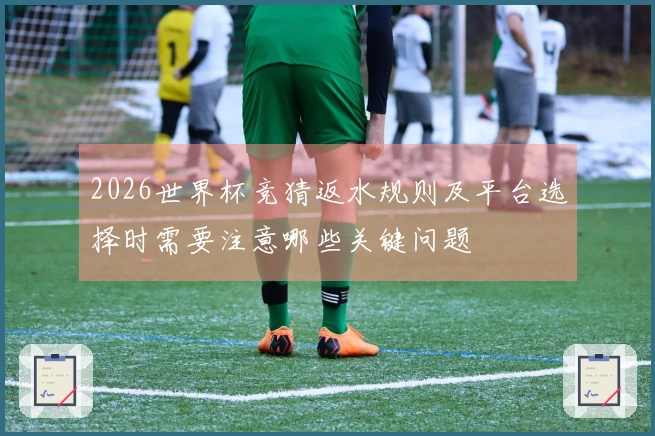 2026世界杯竞猜返水规则及平台选择时需要注意哪些关键问题