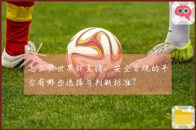 怎么买世界杯竞猜，安全合规的平台有哪些选择与判断标准？